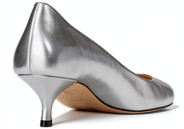 STUART WEITZMAN Scarpe Donna Argento 38 EU Modello SK302 Pelle Mestizo-5