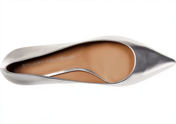 STUART WEITZMAN Scarpe Donna Argento 38 EU Modello SK302 Pelle Mestizo-2
