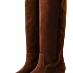 Stivaletti donna Stuart Weitzman Stassi 50 Caffè Profondo pelle-0