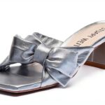 Stuart Weitzman Slide Donna Argento 35.5 EU Eleganti Sandali Estivi-0