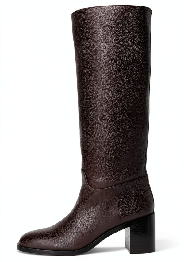 Stuart Weitzman Stivale Finn Nero Donna 37-41.5 EU Pelle di Agnello-3