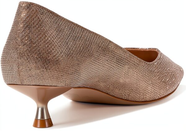 Stuart Weitzman Scarpe Donna Eleganti in Pelle Poudre Taglia 37 EU-4