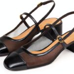 Slingback donna Stuart Weitzman MAEVE Nero - Elegante tacco-0