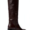 Stuart Weitzman Stivale Finn Nero Donna 37-41.5 EU Pelle di Agnello-4