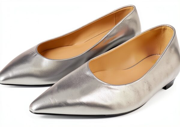 STUART WEITZMAN Scarpe Donna Argento 38 EU Modello SK302 Pelle Mestizo-1
