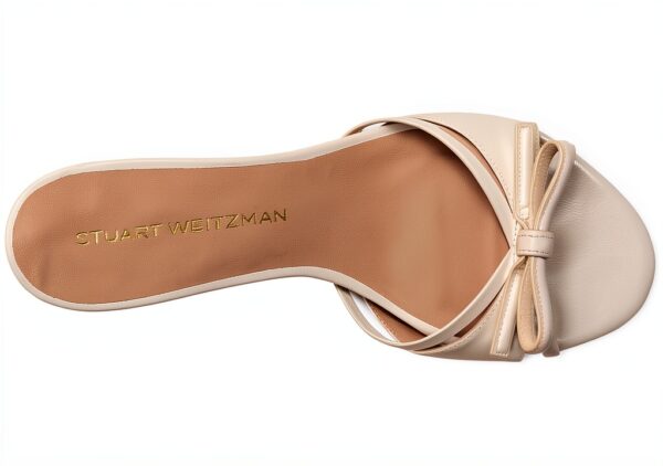 Stuart Weitzman Slide Felicity 50 Crema 38 EU Pelle di Agnello Nappa-2