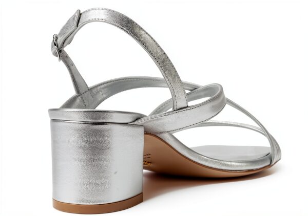Sandalo donna Stuart Weitzman SH990-SLV colore Argento 38 EU-4
