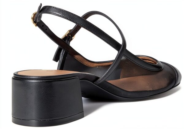Slingback donna Stuart Weitzman MAEVE Nero - Elegante tacco-4
