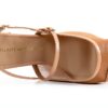 Stuart Weitzman MAEVE Mary Jane Slingback Scarpe Donna Beige Nero-1