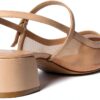 Stuart Weitzman MAEVE Mary Jane Slingback Scarpe Donna Beige Nero-4