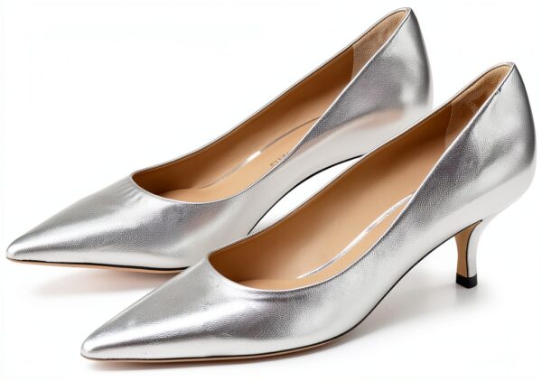 STUART WEITZMAN Scarpe Donna Argento 38 EU Modello SK302 Pelle Mestizo-0