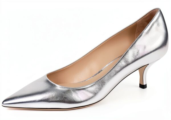 STUART WEITZMAN Scarpe Donna Argento 38 EU Modello SK302 Pelle Mestizo-6