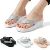 Ciabatte Infradito con Tacco Zeppa – Bianco, Nero, Pink – 36‑40 EU-1
