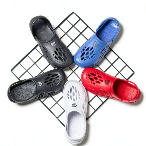 Ciabatte Infradito Pantofola Sandali Sandali da Uomo Infradito Pantofole alla Moda Scarpe con Foro Scarpe da Giardino da Uomo Sandali Piatti da Spiaggia-5
