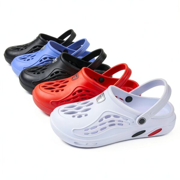 Ciabatte Infradito Pantofola Sandali Sandali da Uomo Infradito Pantofole alla Moda Scarpe con Foro Scarpe da Giardino da Uomo Sandali Piatti da Spiaggia-4