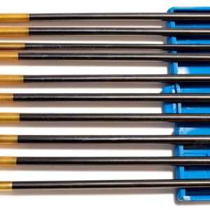 Elettrodo di tungsteno WL15 Oro 2,4 mm 10 pezzi-0