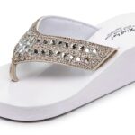 Ciabatte Infradito con Tacco Zeppa – Bianco, Nero, Pink – 36‑40 EU-0