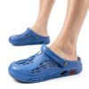 Ciabatte Infradito Pantofola Sandali Sandali da Uomo Infradito Pantofole alla Moda Scarpe con Foro Scarpe da Giardino da Uomo Sandali Piatti da Spiaggia-1