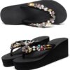 Ciabatte Infradito ZYYCAOMFF Sandali Tacco 3-6 cm Suola Antisciv-5