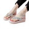 Ciabatte Infradito con Tacco Zeppa – Bianco, Nero, Pink – 36‑40 EU-2