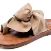 Moda Ciabatte Infradito Donna Bowknot Sandali Casual 41-43 EU-0
