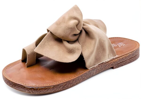 Moda Ciabatte Infradito Donna Bowknot Sandali Casual 41-43 EU-0