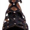 Sandali da Bambina Stuart Weitzman Golddigger Nero Taglia 36 EU-1