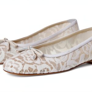 Stuart Weitzman Ballerine Arabella Donna Bianco-0