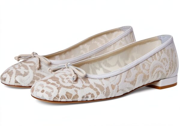 Stuart Weitzman Ballerine Arabella Donna Bianco-0