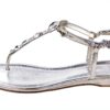 Sandali STUART WEITZMAN Kinderschuhe Bella Argento Metallizzato-6