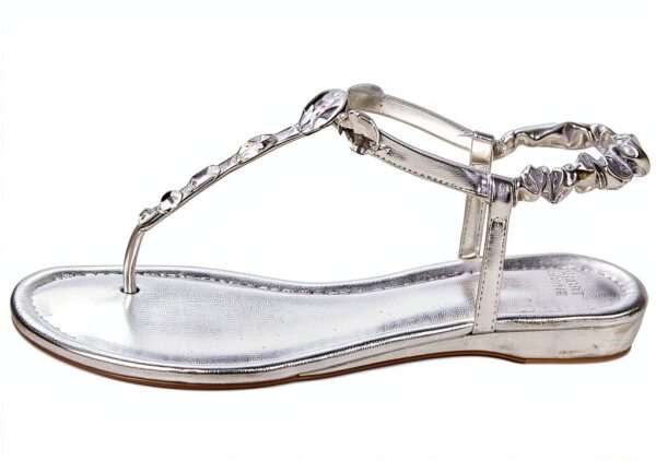 Sandali STUART WEITZMAN Kinderschuhe Bella Argento Metallizzato-6