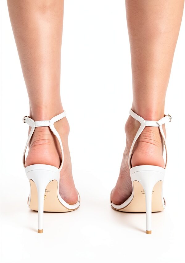 Stuart Weitzman Sandali Barelynude 100 Donna Bianco Tacco Stiletto-3