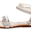 Sandali da Bambina STUART WEITZMAN Atlantis Bianco, suola gomma,-6