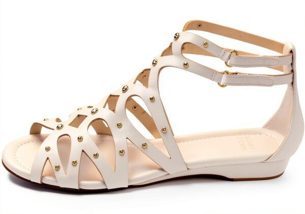 Sandali per bambine Stuart Weitzman Golddigger Bianco 34/28/30 EU-6