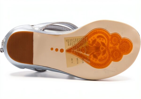 Stuart Weitzman Sandali per Bambine Argento con Cerniera-3