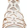 Sandali per bambine Stuart Weitzman Golddigger Bianco 34/28/30 EU-1