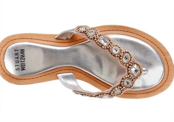 Stuart Weitzman Sandali per Bambina Jewel Argento - Taglia 31-32 EU-4