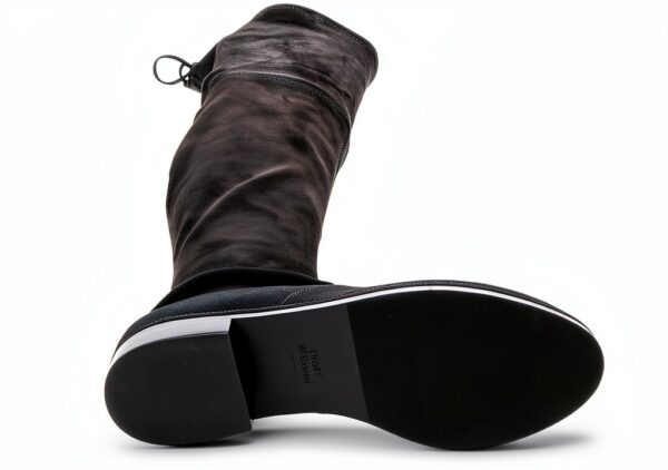 Stuart Weitzman Lowland Bold Stivali Nero, Stile Pull-On con Tacco-3