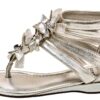Stuart Weitzman Sandali per Bambine Argento con Cerniera-6