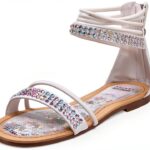 Sandali da Bambina STUART WEITZMAN Atlantis Bianco, suola gomma,-0