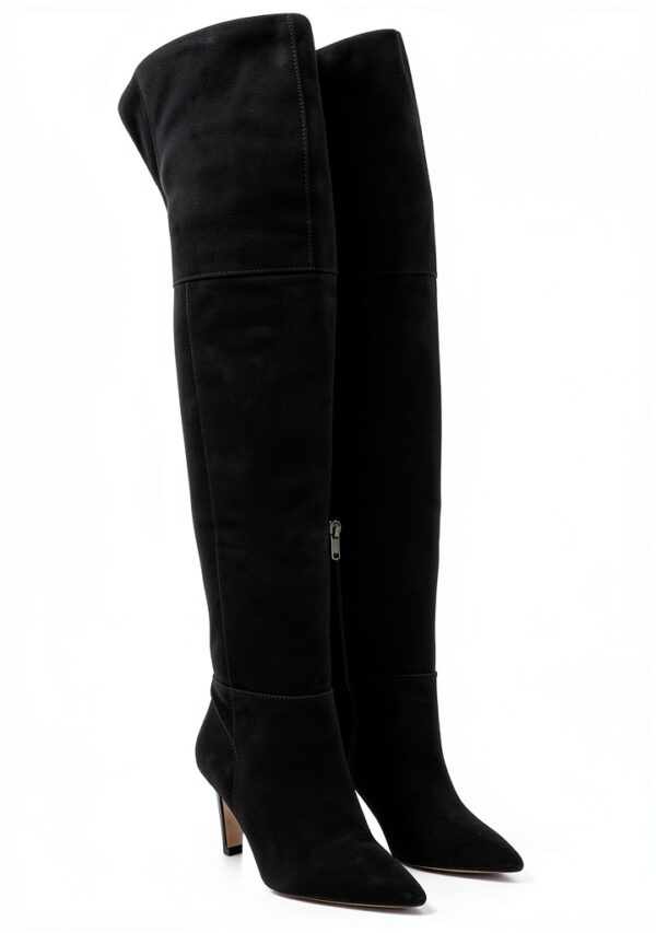 Stivali da donna Lutalica camoscio elasticizzato punta a stiletto-5