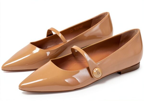 Stuart Weitzman SW Mary Jane Flat in pelle, modello SG589-020, colore-3