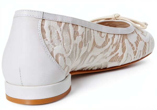 Stuart Weitzman Ballerine Arabella Donna Bianco-4