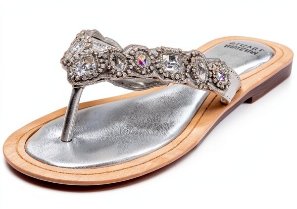 Stuart Weitzman Sandali per Bambina Jewel Argento - Taglia 31-32 EU-0