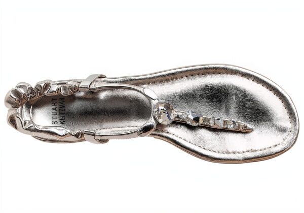 Sandali STUART WEITZMAN Kinderschuhe Bella Argento Metallizzato-4