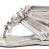 Sandali da Bambina Stuart Weitzman Amore Argento 36 EU-6