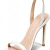 Stuart Weitzman Sandali Barelynude 100 Donna Bianco Tacco Stiletto-0