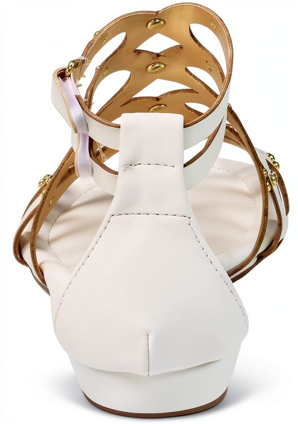 Sandali per bambine Stuart Weitzman Golddigger Bianco 34/28/30 EU-2