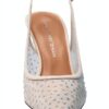 Stuart Weitzman Slingback Mesh 85 Bianco Satinato Donna 36EU-1