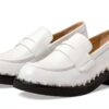 Stuart Weitzman Mocassini Reverie Donna, bianco, 38 EU-0